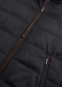 Paul Stuart Cashmere Vest with Jersey Knit Sides, thumbnail 2
