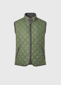 Paul Stuart Wool Flannel Quilted Vest, thumbnail 1