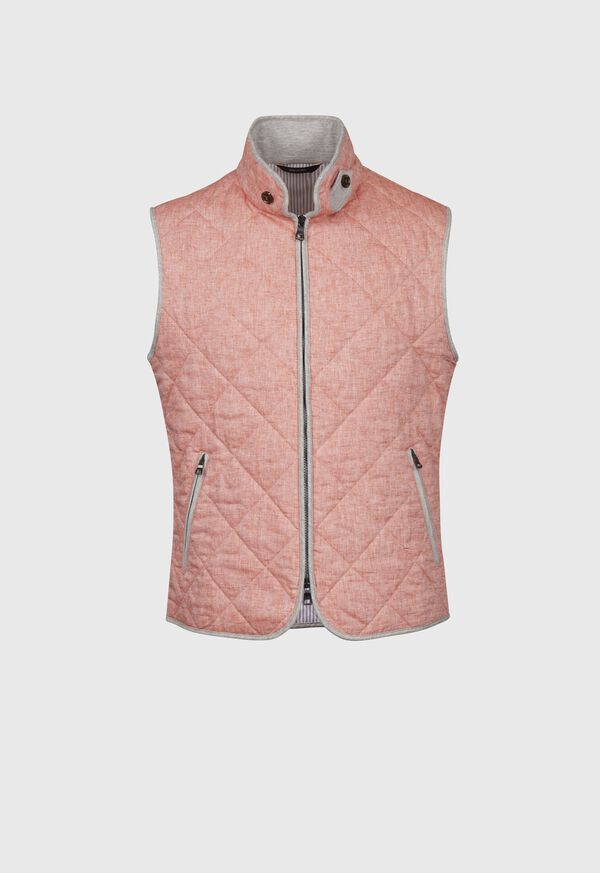 Paul Stuart Linen Blend Vest, image 1