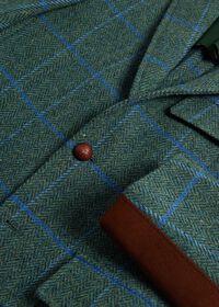 Paul Stuart Tweed Jacket with Suede, thumbnail 3