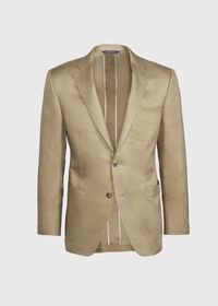 Paul Stuart Paul Fit Khaki Silk Sport Jacket, thumbnail 1