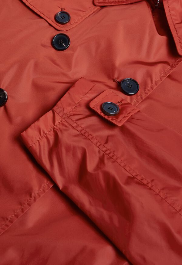 Paul Stuart Double Breasted Trench Coat, image 2
