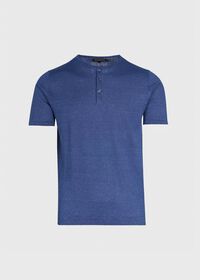 Paul Stuart Linen & Cotton Henley Shirt, thumbnail 1