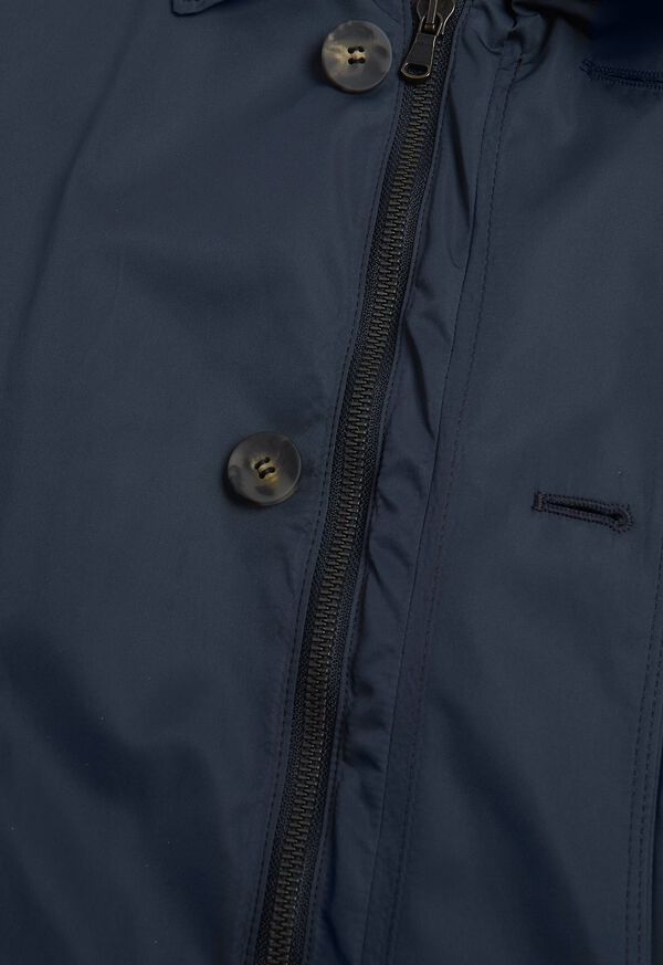 Paul Stuart Partially Lined Nylon Rain Coat, image 3