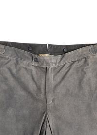 Paul Stuart Grey Leather Pant, thumbnail 2