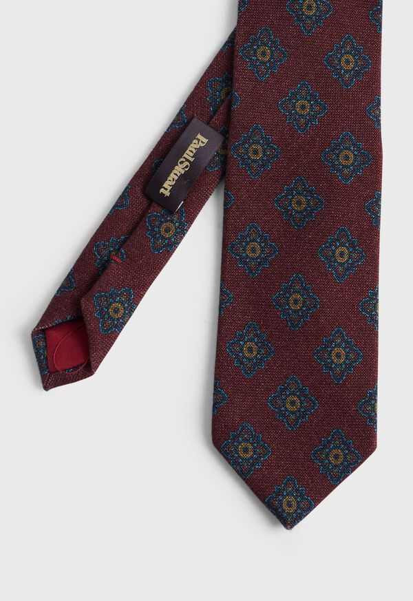 Paul Stuart Printed Wool Blend Large Medallion, image 1