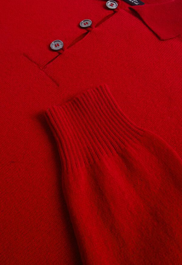 Paul Stuart Cashmere Polo Sweater, image 3