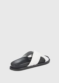 Paul Stuart Palau Woven Leather Slide, thumbnail 4