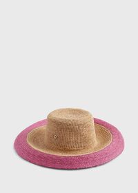 Paul Stuart Sun Hat With Wide Contrast Brim, thumbnail 1