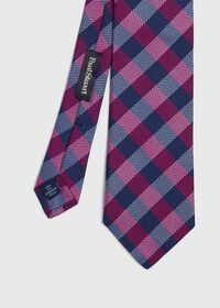Paul Stuart Oxford Check Silk Tie, thumbnail 1