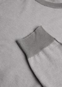Paul Stuart Fine Stripe Crew Neck Pullover, thumbnail 2