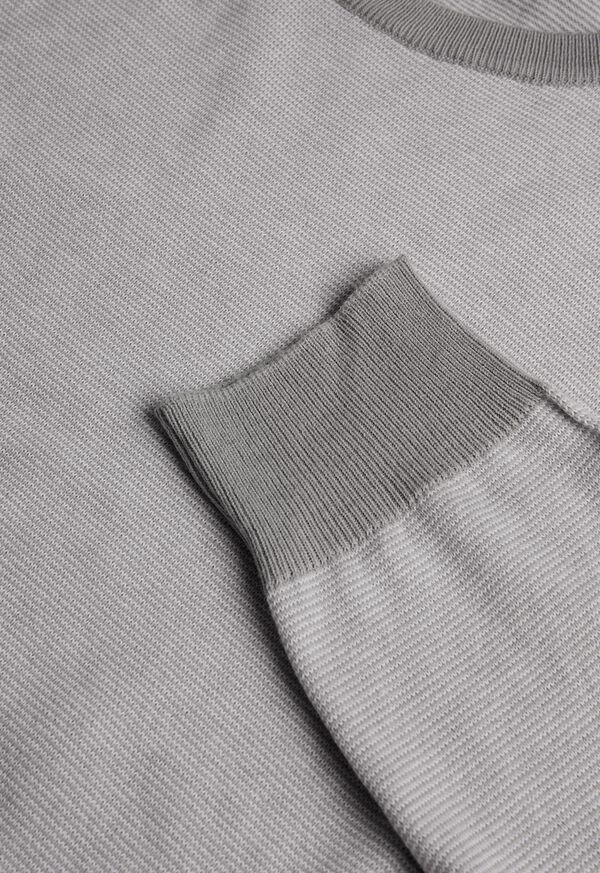 Paul Stuart Fine Stripe Crew Neck Pullover, image 2