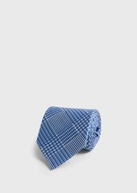 Paul Stuart Printed Silk Glenn Plaid Tie, thumbnail 1
