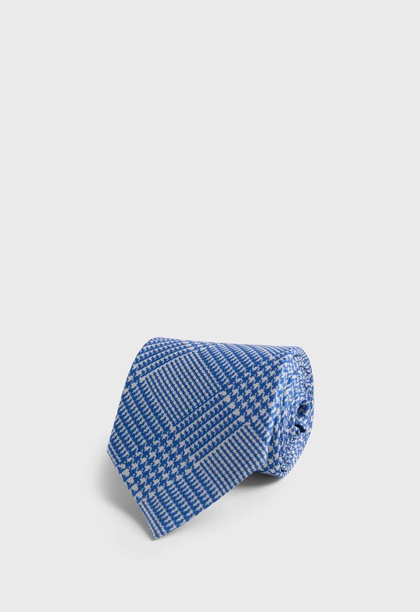 Paul Stuart Printed Silk Glenn Plaid Tie, image 1