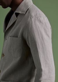 Paul Stuart Linen Safari Jacket, thumbnail 4