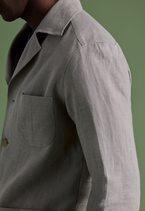 Paul Stuart Linen Safari Jacket, image 4