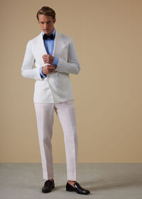 Paul Stuart Linen Double Breasted Dinner Jacket, thumbnail 3