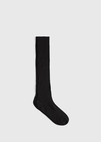 Paul Stuart Wool and Cotton Blend Over the Calf Vanise Stripe Socks, thumbnail 1