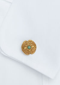 Paul Stuart 14K Gold Vintage Cufflinks Circa 1920, thumbnail 2