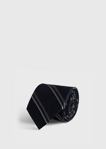 Paul Stuart Silk Grenadine Stripe Tie