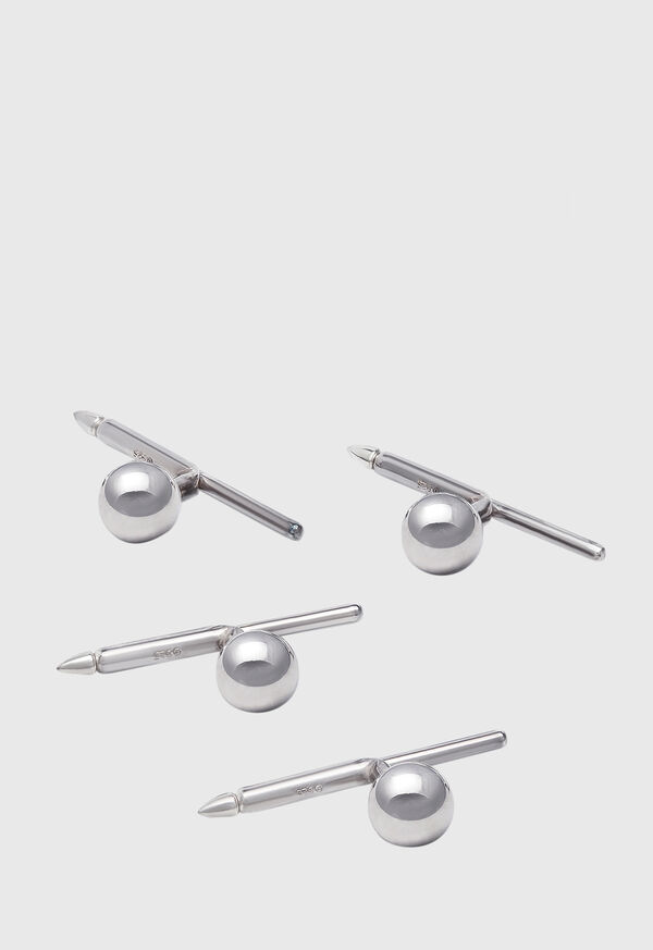 Paul Stuart Sterling Silver Ball Shaped Studs, image 1