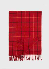 Paul Stuart Cashmere 2 Color Windowpane Scarf, thumbnail 1