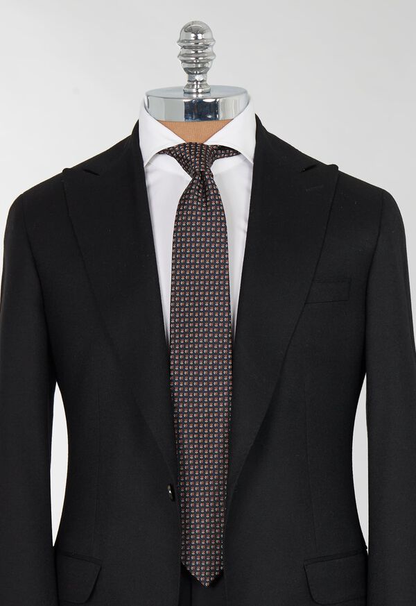 Paul Stuart Woven Mini Paisley Tie, image 2