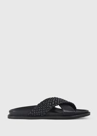 Paul Stuart Palau Woven Leather Slide, thumbnail 1