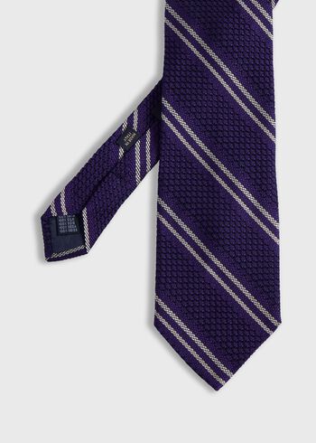 Paul Stuart Silk Grenadine Stripe Tie