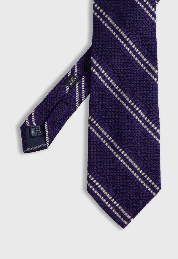 Paul Stuart Silk Grenadine Stripe Tie, image 1