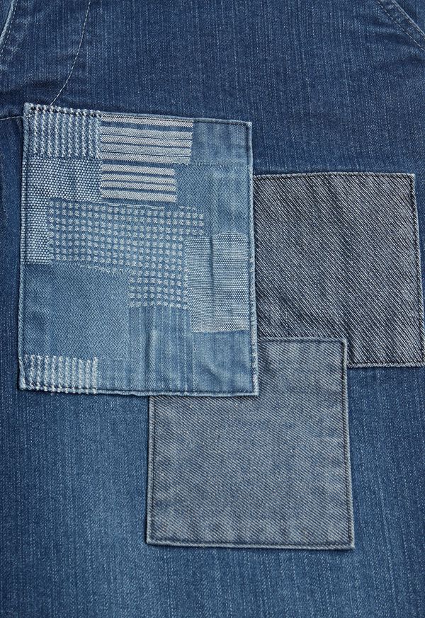 Paul Stuart Denim Patchwork Pant, image 3