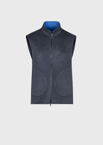 Paul Stuart Reversible Double Face Cashmere Vest