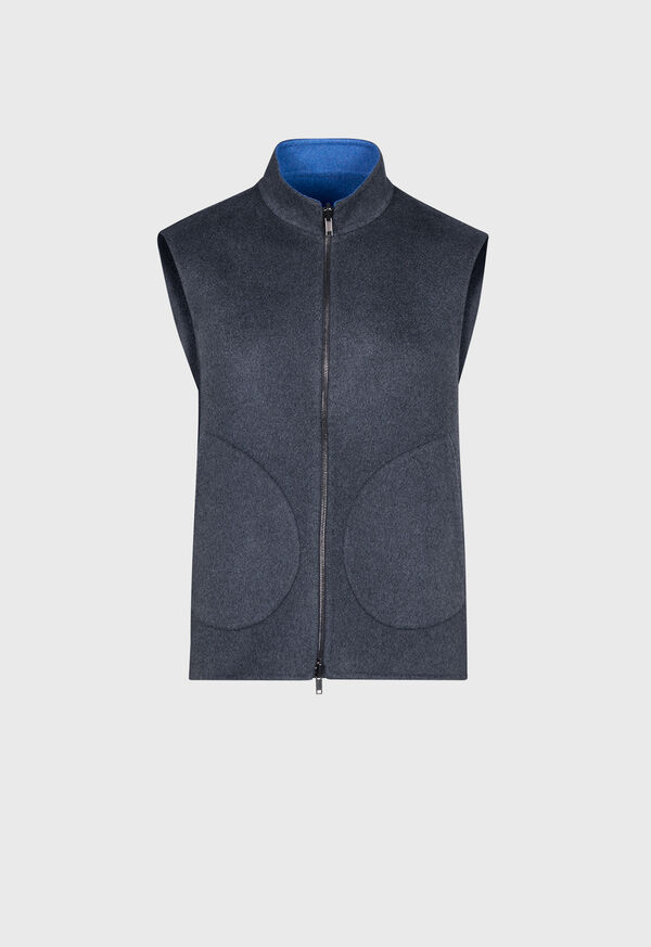 Paul Stuart Reversible Double Face Cashmere Vest, image 1