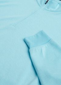 Paul Stuart Cotton Blend Quarter Zip Performance Pullover, thumbnail 2