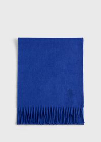 Paul Stuart Cashmere Solid Color Scarf with Embroidered Logo, thumbnail 28
