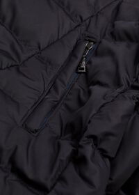 Paul Stuart Long Puffer Coat with Fur Hood, thumbnail 3