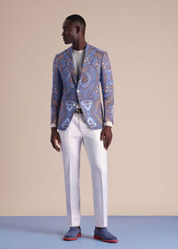 Paul Stuart Paisley Linen Jacket, thumbnail 2