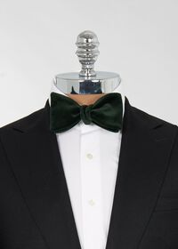 Paul Stuart <div>Stretch Velvet Blunt Edge Bow Tie</div>, thumbnail 7
