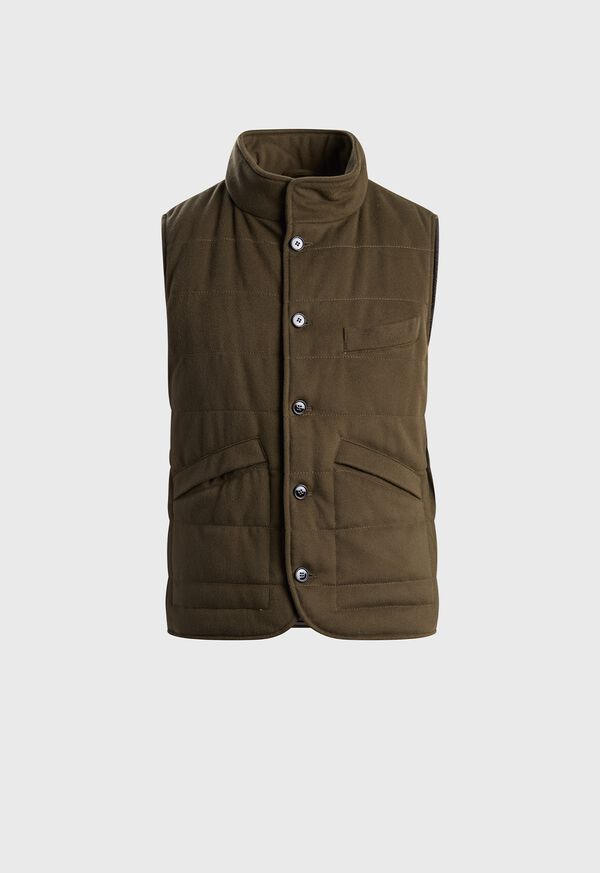 Paul Stuart Wool & Cashmere Quilted Vest, image 1