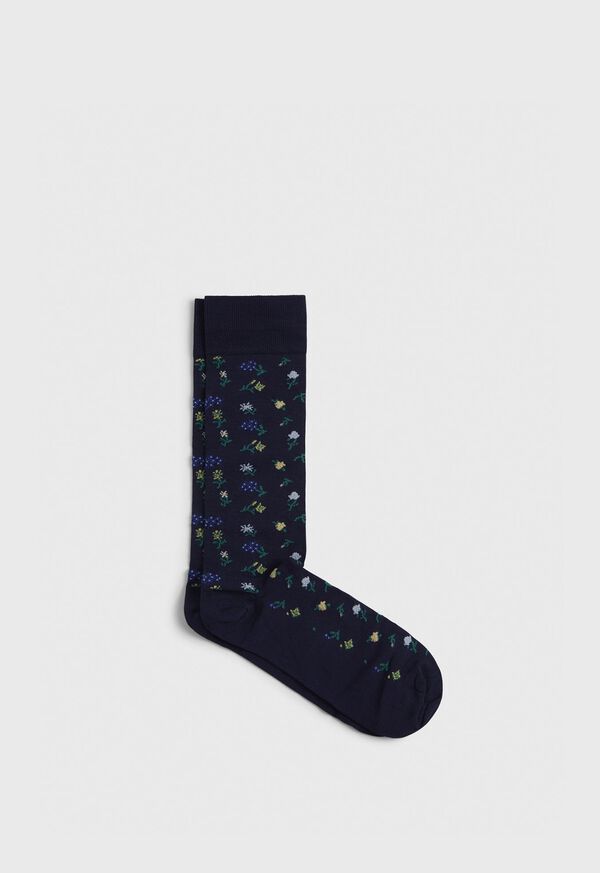 Paul Stuart Floral Sock, image 1