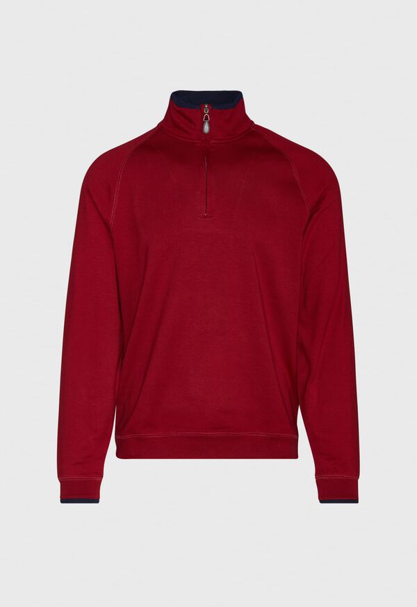 Paul Stuart Pima Cotton 1/2 Zip Sweater, image 1
