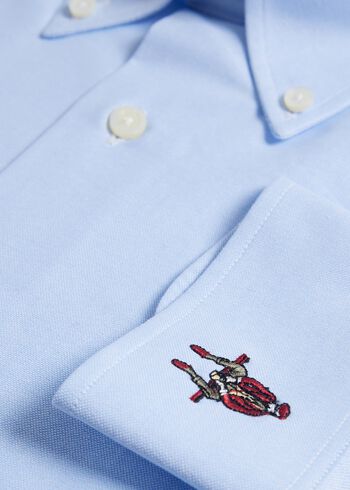 Paul Stuart Cotton Oxford Logo Sport Shirt