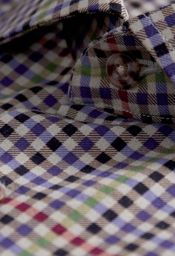 Paul Stuart Multicolor Check Sport Shirt, image 2