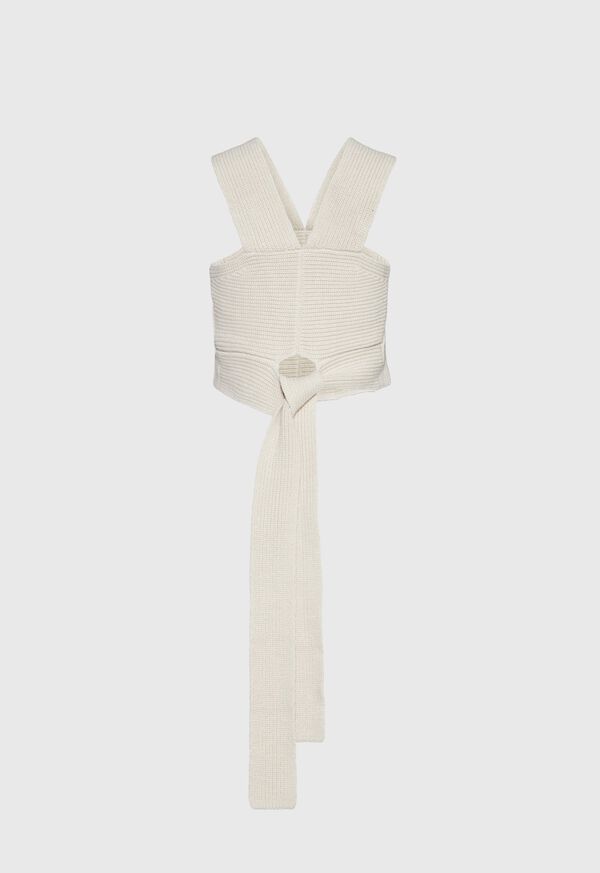 Paul Stuart Cropped Knit Top, image 4