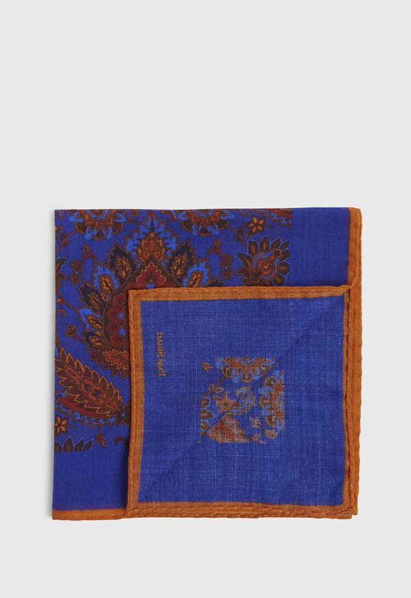 Paul Stuart Floral and Vine Pocket Square, image 1
