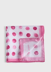 Paul Stuart Printed Silk Watercolor Dot Pocket Square, thumbnail 1