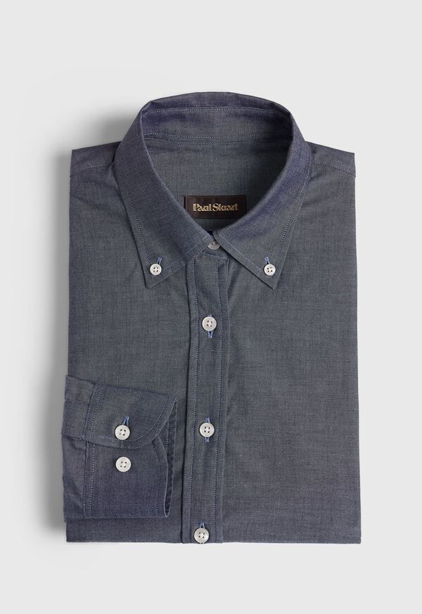 Paul Stuart Denim Button Through Blouse, image 1