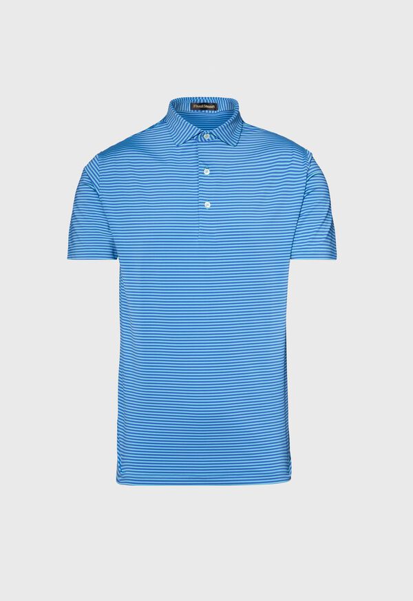 Paul Stuart Two Color Stripe Performance Polo