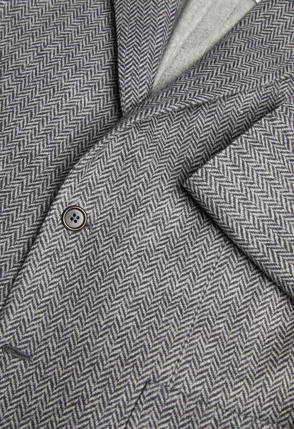 Paul Stuart Herringbone Print Wool Blazer, image 2