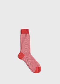 Paul Stuart Cotton Horizontal Stripe Sock, thumbnail 1